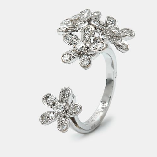 Socrate Between the Finger Diamond 18k Gold Rings Size 48 - Van Cleef & Arpels - Modalova