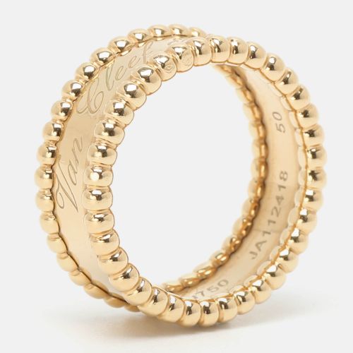 Perlée Signature 18K Yellow Ring Size 50 - Van Cleef & Arpels - Modalova