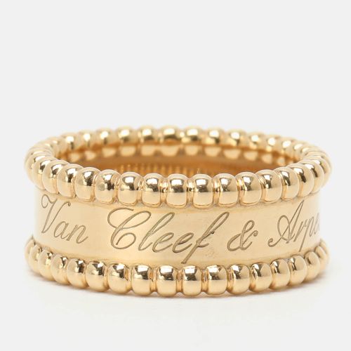 Perlée Signature 18K Yellow Ring Size 50 - Van Cleef & Arpels - Modalova