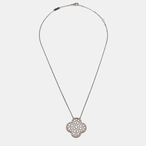 Magic Alhambra Diamond 18k Gold Necklace - Van Cleef & Arpels - Modalova