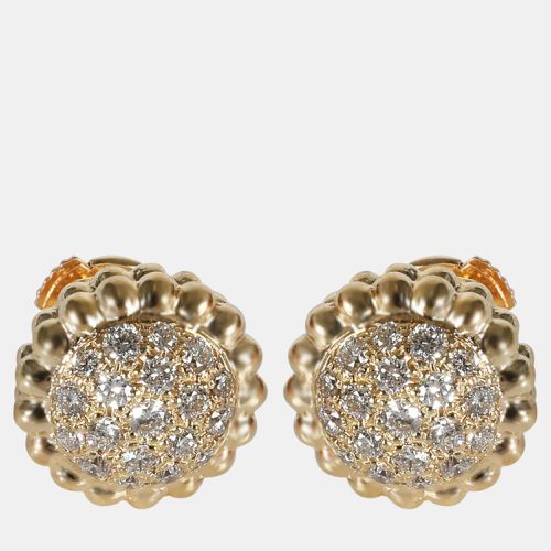 Van Cleef & Arpels 18k Yellow Gold Perlee Earrings - Van Cleef & Arpels - Modalova