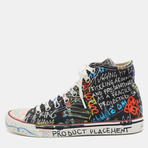 Vetements Multicolor Graffiti Canvas High Top Sneakers Size 39 - Vetements - Modalova