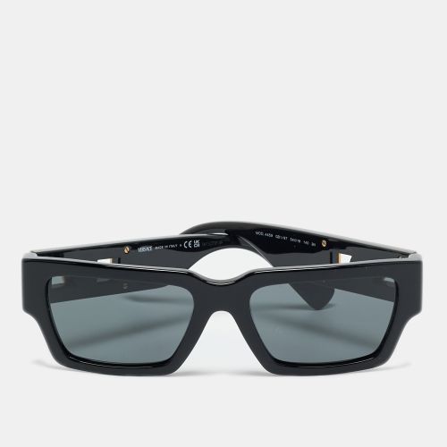 Versace Black MOD 4459 Medusa Deco Rectangle Sunglasses - Versace - Modalova