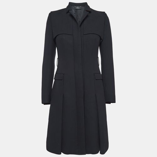 Versace Black Wool Single-Breasted Trench Coat S - Versace - Modalova