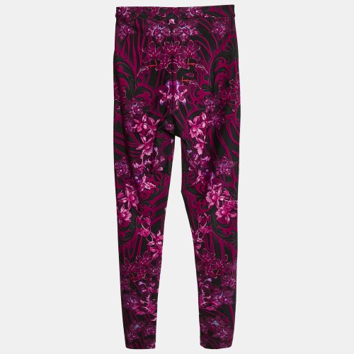 Multicolor Printed Jersey Leggings S - Versace - Modalova