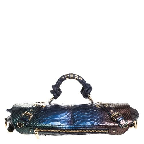 Versace Multicolor Ombre Python Canyon Bag - Versace - Modalova