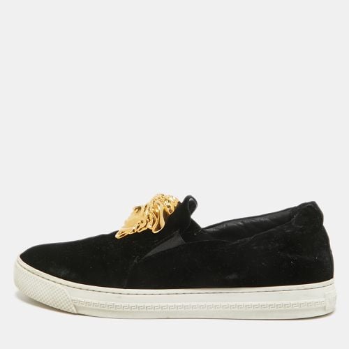 Velvet Medusa Slip On Sneakers Size 41 - Versace - Modalova