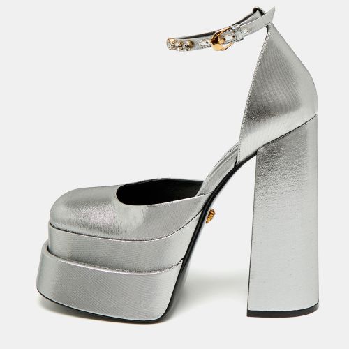 Aevitas Size 38.5 Lurex Fabric Double Platform Pumps - Versace - Modalova