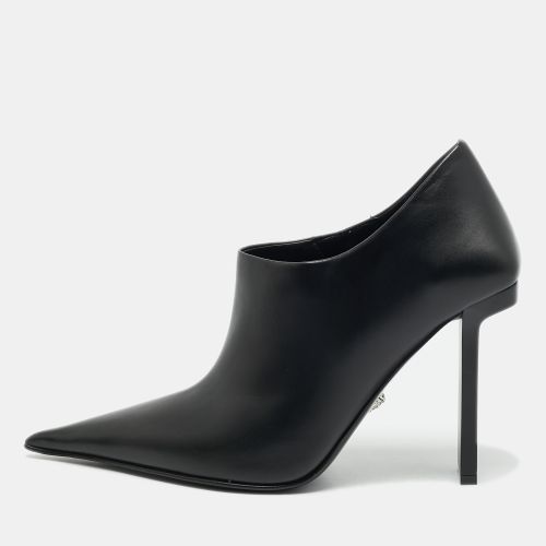 Slice Size 39 Leather Boots - Versace - Modalova