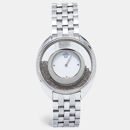 Versace White Stainless Steel Destiny Spirit 86Q99D002-S099 Women's Wristwatch 39 mm - Versace - Modalova