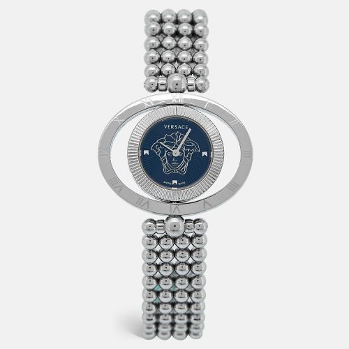 Versace Black Stainless Steel Eon Ellipsis 91Q99D008-S099 Women's Wristwatch 40 mm - Versace - Modalova