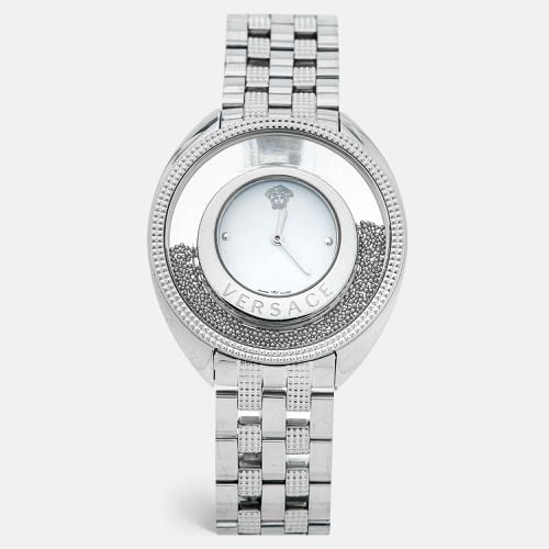 Versace White Stainless Steel Destiny Spirit 86Q99D002-S099 Women's Wristwatch 39 mm - Versace - Modalova