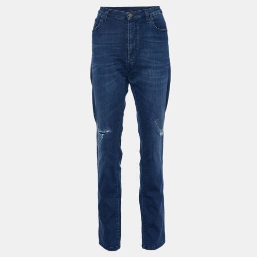 Versace Collection Blue Denim Slim Fit Jeans XL/Waist 32.5" - Versace Collection - Modalova