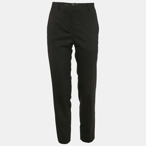 Versace Black Wool Blend Tailored Trousers S - Versace - Modalova