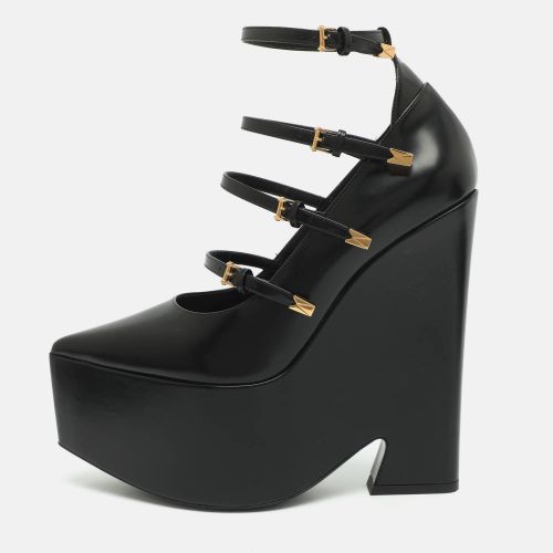 Tempest Size 41 Leather Platform Sandals - Versace - Modalova