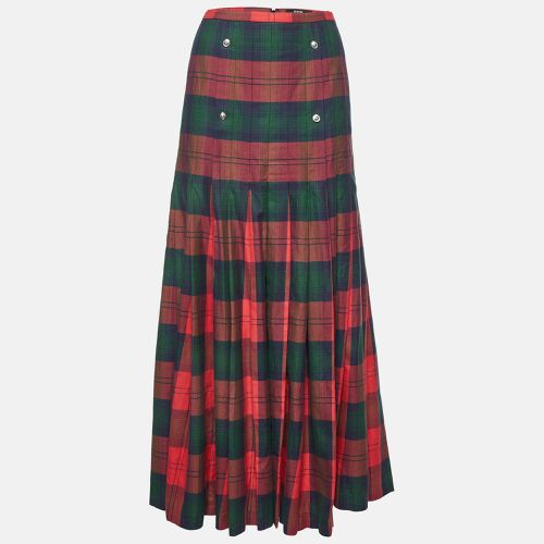 Plaid Maxi Skirt L - Versus Versace - Modalova