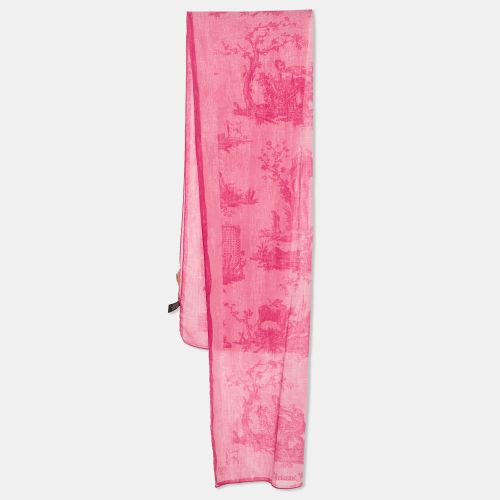Printed Lurex Cotton Scarf - Vivienne Westwood - Modalova