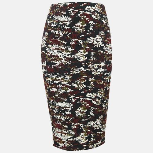 Victoria Beckham Multicolor Camouflage Jacquard Pencil Skirt S - Victoria Beckham - Modalova