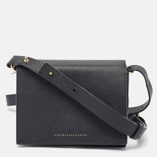 Victoria Beckham Black Leather Vanity Crossbody Bag - Victoria Beckham - Modalova