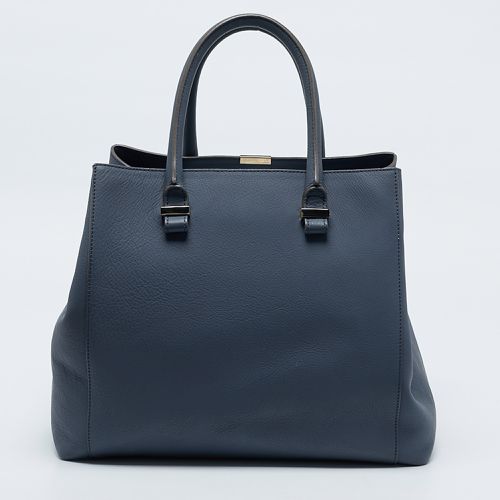 Victoria Beckham Blue Leather Liberty Tote - Victoria Beckham - Modalova