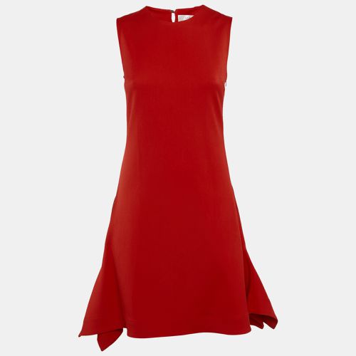 Victoria Victoria Beckham Red Crepe Sleeveless Mini Dress XS - Victoria Victoria Beckham - Modalova