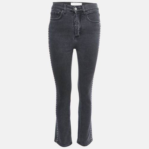 Victoria Victoria Beckham Grey Denim Studded Jeans S Waist 25" - Victoria Victoria Beckham - Modalova