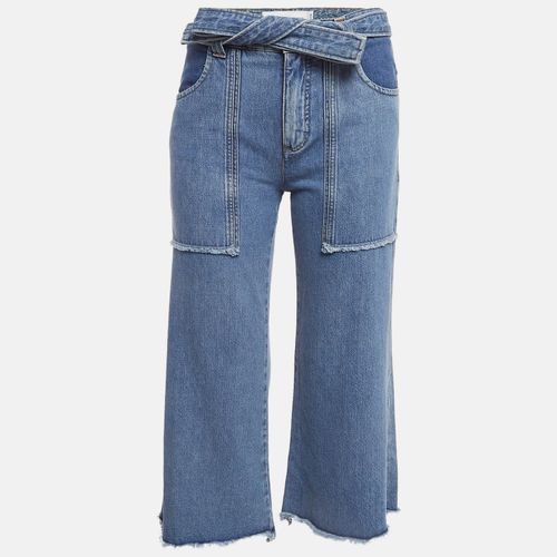 Victoria Victoria Beckham Blue Denim Cropped Jeans S Waist 25" - Victoria Victoria Beckham - Modalova