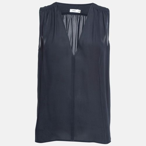 Silk Shirred Shoulder Tank S - Vince - Modalova