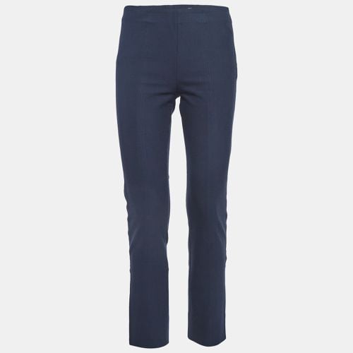 Vince Navy Blue Jersey Stitch Front Seam Ponte Leggings S - Vince - Modalova