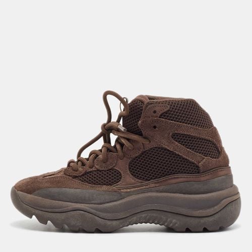 Yeezy x Adidas Brown Suede and Mesh Oil Desert Boots Size 39 1/3 - Yeezy x Adidas - Modalova