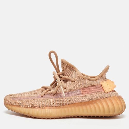 Yeezy x Adidas Orange Knit Fabric Boost 350 V2 Clay Sneakers Size 36 - Yeezy x Adidas - Modalova