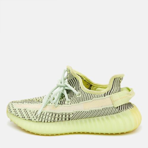 Yeezy x Adidas Green Knit Fabric Boost 350 V2 Yeezreel (non reflective) Sneakers Size 38 - Yeezy x Adidas - Modalova