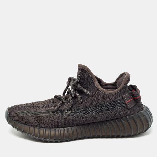 Yeezy x Adidas Black Knit Fabric Boost 350 V2 Black Non-Reflective Sneakers Size 36 2/3 - Yeezy x Adidas - Modalova