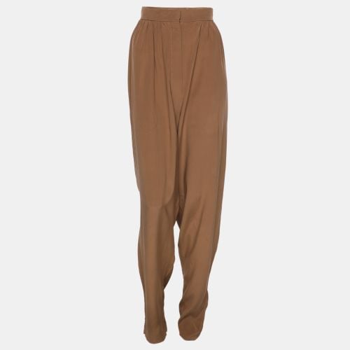 Yves Saint Laurent Brown Silk Trousers M - Yves Saint Laurent - Modalova