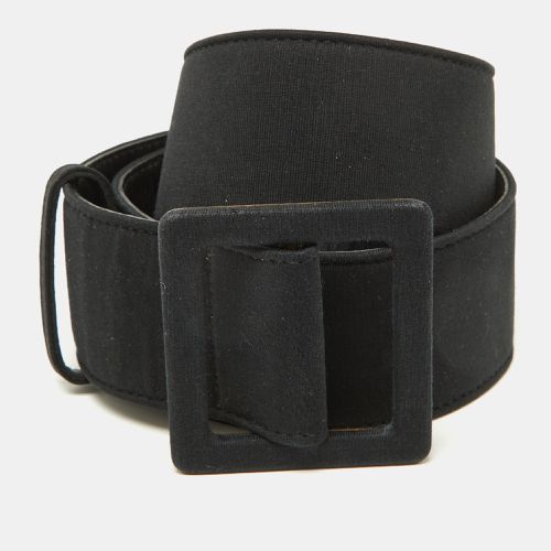 Yves Saint Laurent Black Fabric Waist Belt 90CM - Yves Saint Laurent - Modalova