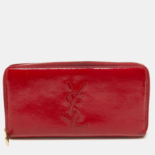 Yves Saint Laurent Red Patent Leather Belle De Jour Wallet - Yves Saint Laurent - Modalova