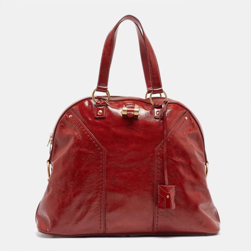 Patent Leather Oversized Muse Bag - Yves Saint Laurent - Modalova