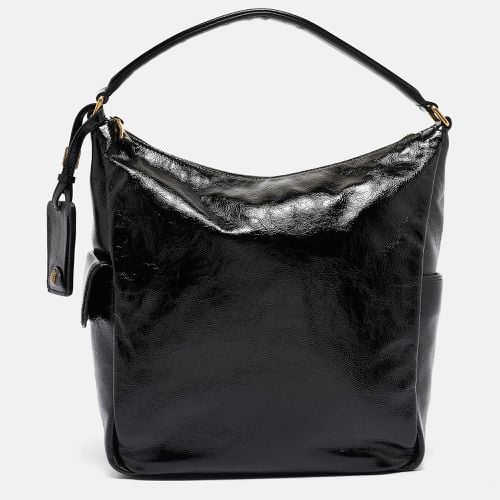 Yves Saint Laurent Black Patent Leather Multy Hobo - Yves Saint Laurent - Modalova