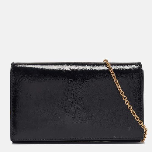 Yves Saint Laurent Black Patent Leather Belle De Jour Wallet On Chain - Yves Saint Laurent - Modalova