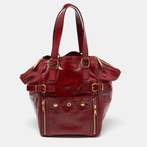 Yves Saint Laurent Red Patent Leather Downtown Tote - Yves Saint Laurent - Modalova