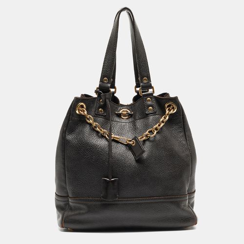 Choco Leather Overseas Bucket Bag - Yves Saint Laurent - Modalova