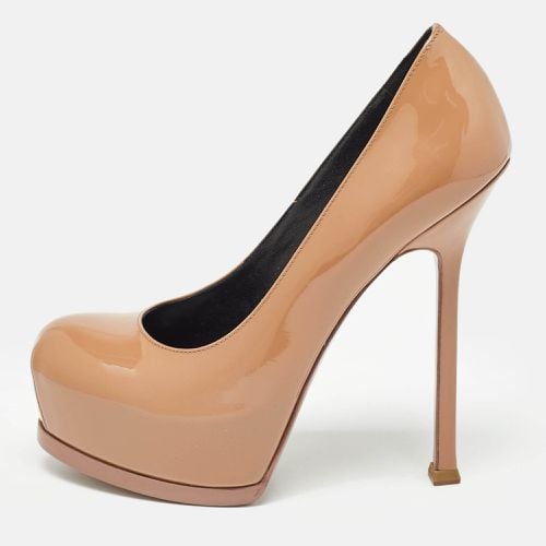 Yves Saint Laurent Beige Patent Tribtoo Pumps Size 36 - Yves Saint Laurent - Modalova