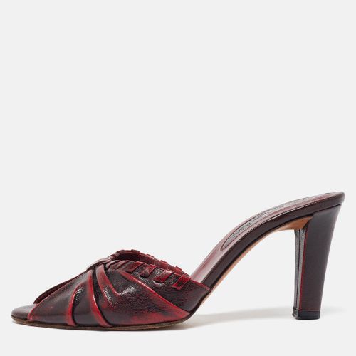 Leather Slide Sandals 38 - Yves Saint Laurent - Modalova