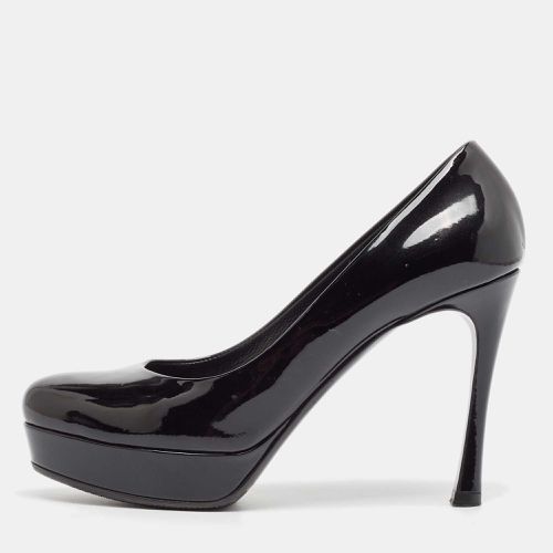 Yves Saint Laurent Black Patent Leather Platform Pumps Size 37.5 - Yves Saint Laurent - Modalova