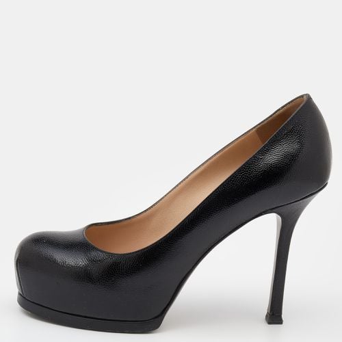 Leather Tribtoo Platform Pumps Size 36 - Yves Saint Laurent - Modalova