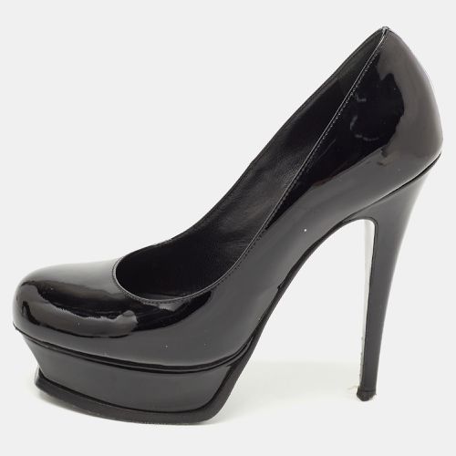 Yves Saint Laurent Black Patent Leather Platform Pumps Size 38 - Yves Saint Laurent - Modalova