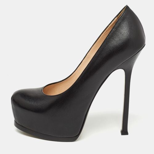 Yves Saint Laurent Black Leather Tribtoo Pumps Size 39 - Yves Saint Laurent - Modalova