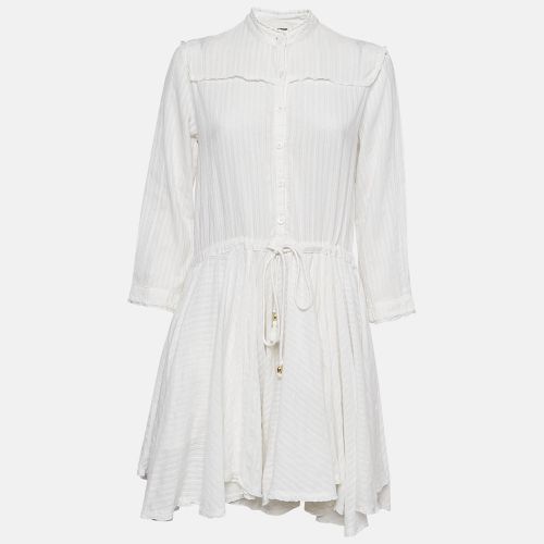 Zadig & Voltaire White Patterned Cotton Mini Dress S - Zadig & Voltaire - Modalova