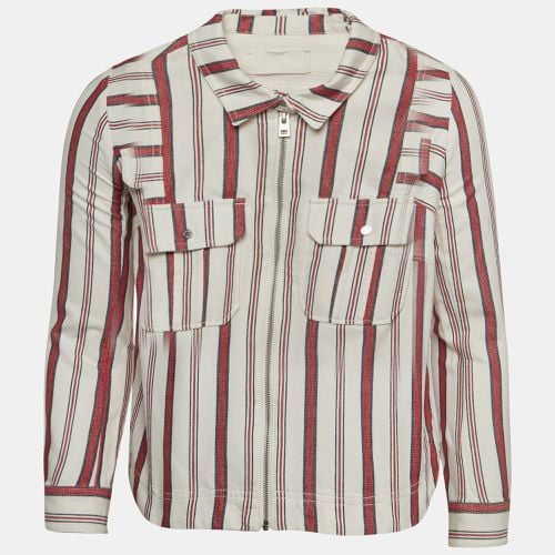 Zadig and Voltaire White/Red Striped Cotton Tach Raye Shirt S - Zadig & Voltaire - Modalova