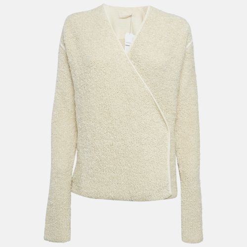 Zadig & Voltaire Cream Boucle Open Front Daphnee Cardigan M - Zadig & Voltaire - Modalova